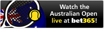 Bet365 Live Streaming Video Australian Open coverage 