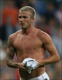 Shirtless Beckham